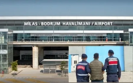 Aranan katil Milas- Bodrum havalimanında yakalandı