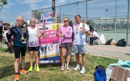 Bodrumlu atletler Gazi Koşusu’ndan 4 kupa ile döndü