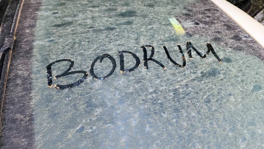 Bodrum'a çamur yağdı