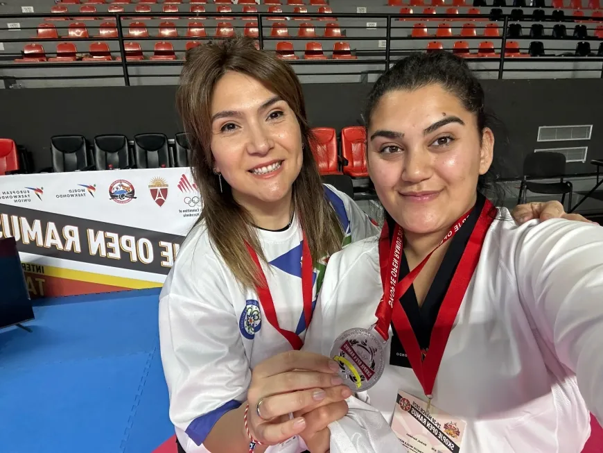 Kardelen Korkut’tan Taekwondoda Gümüş Madalya