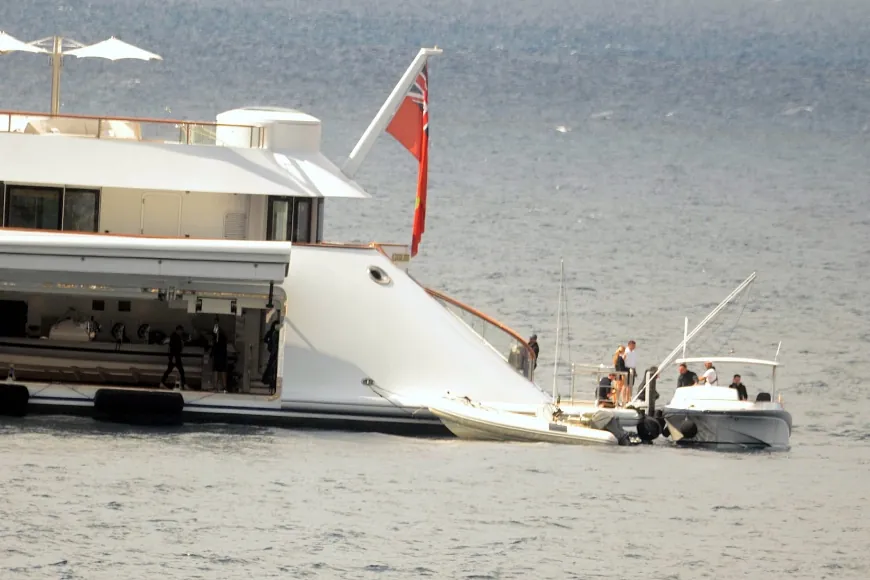 Dünyaca ünlü ultra lüks motor yat Golden Odyssey Bodrum’a sığamadı