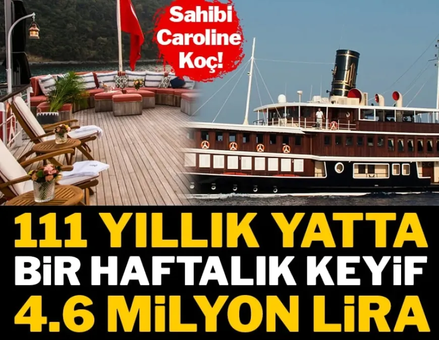 Yazın Bodrum’dan ayrılmayan yatın bir haftalığı dudak uçuklatıyor