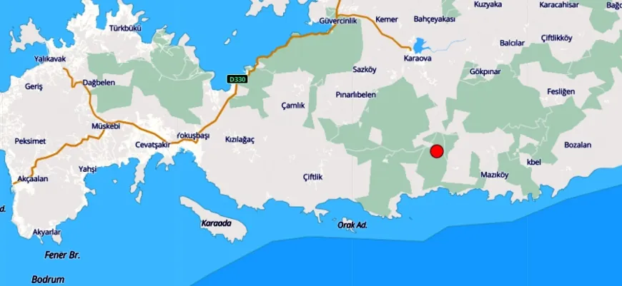 Bodrum Mazı’da deprem!