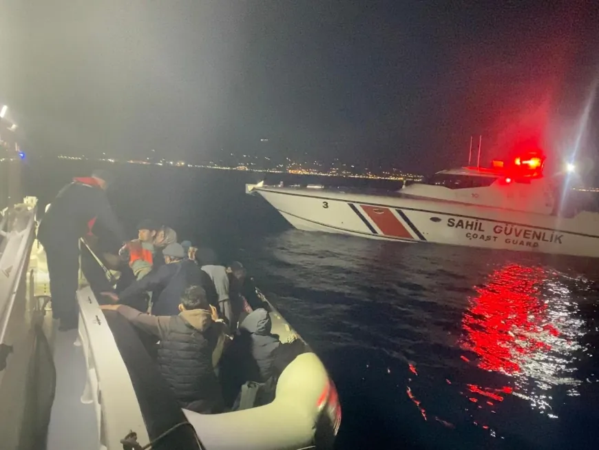 Bodrum açıklarında göçmen operasyonu