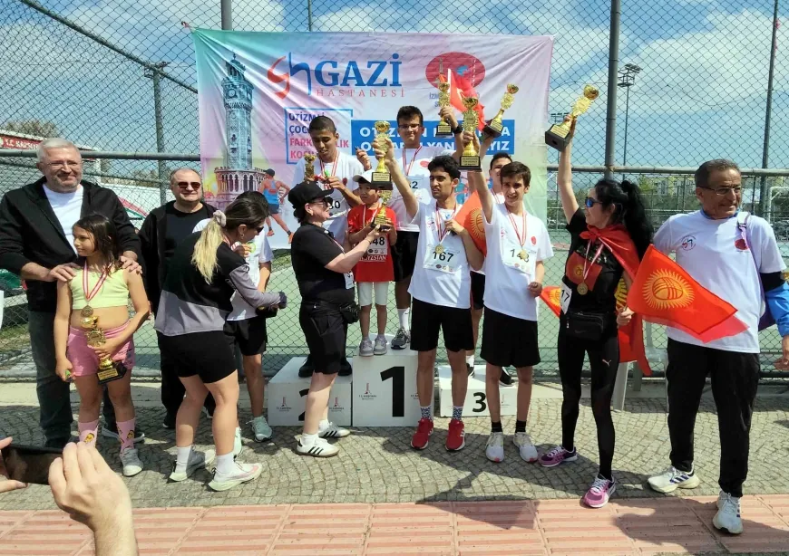 Gazi Koşusu'nda otizmli bireylerin büyük başarısı