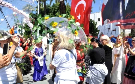 Bodrum Uluslararası Hıdırellez Şenlikleri çok renkli başladı