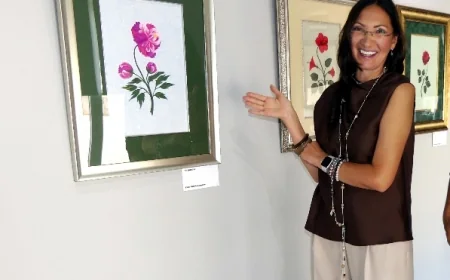 Rus gelinden hat ve ebru sanatının inceliklerini yansıtan sergi