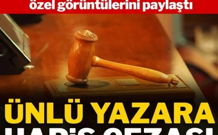 Bodrum’da Sosyal medyadan tanıştığı kadının özel görüntülerini paylaştı: Ünlü yazara hapis cezası!
