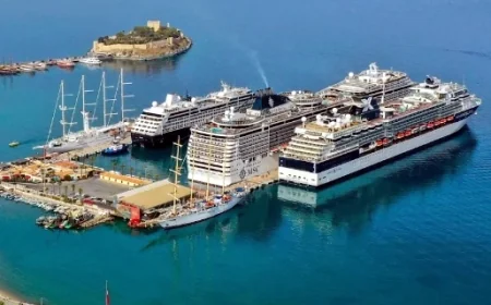 Türkiye'de kruvaziyer turizmi rotasında ilk sıra Kuşadası'nın