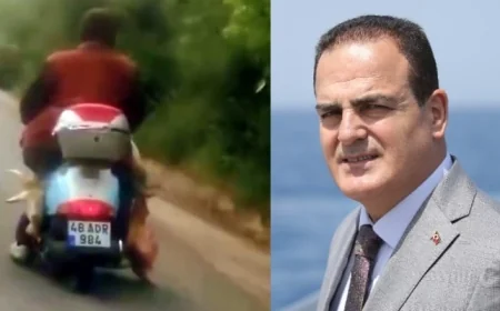 Vali Akbıyık vicdanları sızlatan görüntü diye paylaştı “Keçiyi motosikleti ile eziyet ederek götürdü”