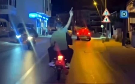 Milas kovboyları "Elde silah" sokakları birbirine kattı yakalandı