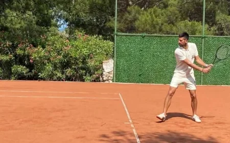Dünyaca ünlü tenisçi Novak Djokovic Bodrum'a geldi