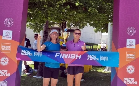 Uluslararası Konya maratonunda Anna Kantarmış ve Fatma Anter zirvede