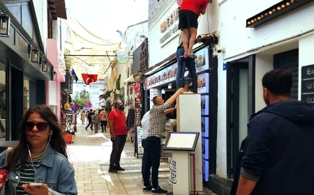 Bodrum usulü tabela asma, yüreklerin ağıza geldiği an