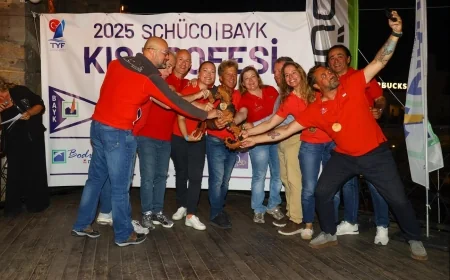 Bodrum’da Kış Trofesi yelken yarışlarını Okami zirvede tamamladı