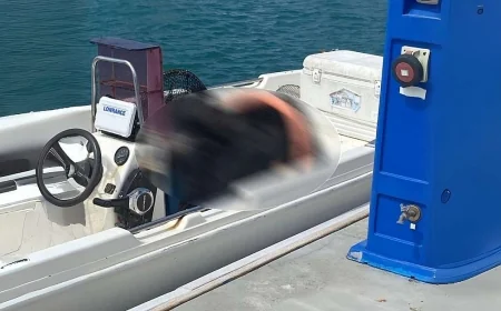 Tekne kaptanı lastik botta ölü bulundu