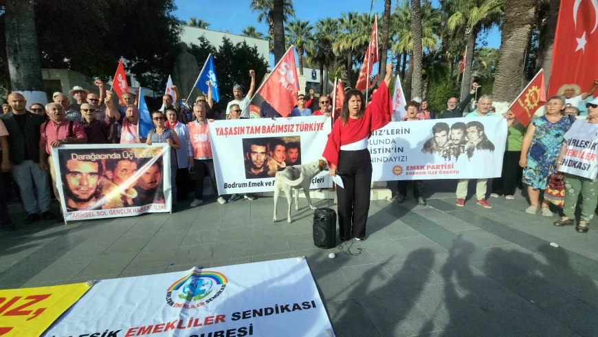 Deniz Gezmiş ve arkadaşları için “Unutmuyoruz” eylemi