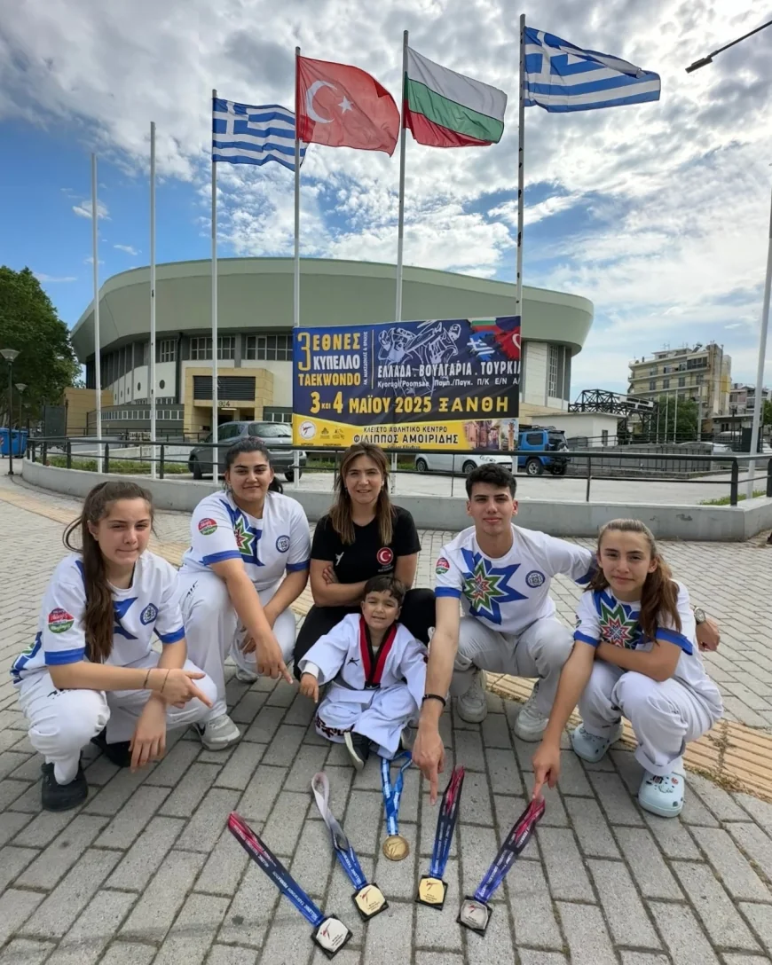 Muğlalı taekwondocular Yunanistan’dan 4 madalya ile döndü