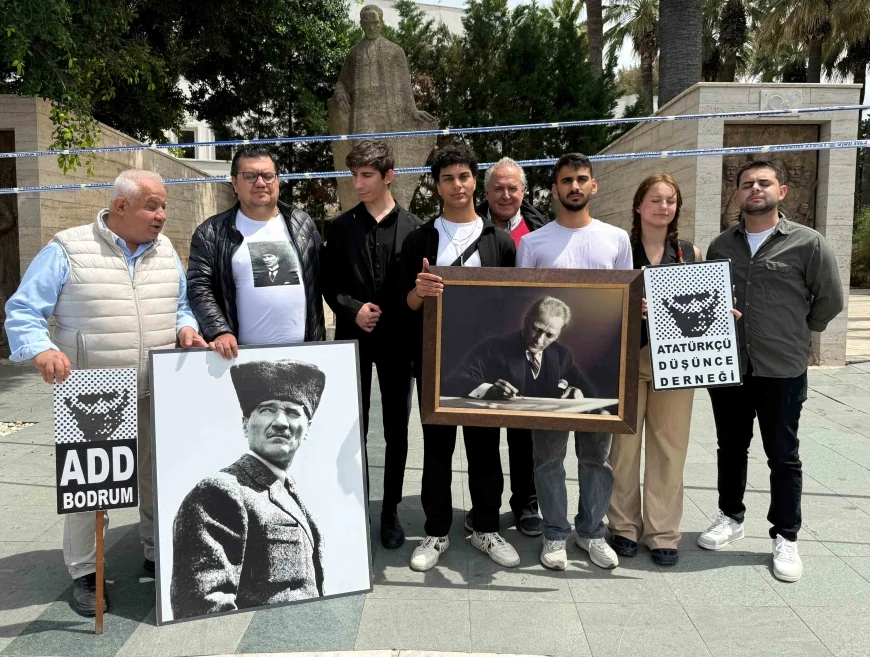 Bodrum’da ADD ve gençler terör örgütüne lanet yağdırdı