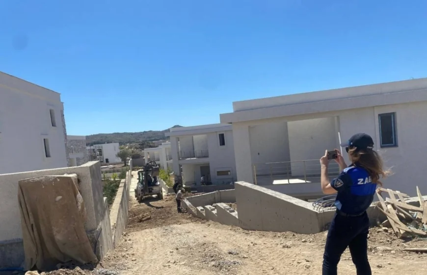 Bodrum’da yasağa uymayan inşaat firmalarına ceza yağdı