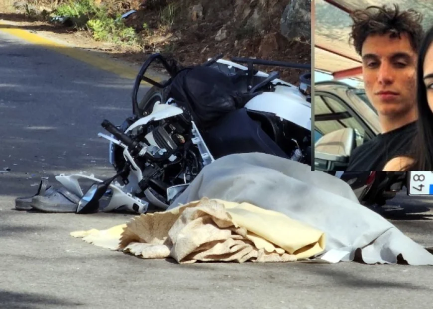 Bodrum’da feci kaza, minibüs ile çarpışan genç yaşamını yitirdi, trafik jandarması olay yerinde anne babalara uyarılarda bulundu