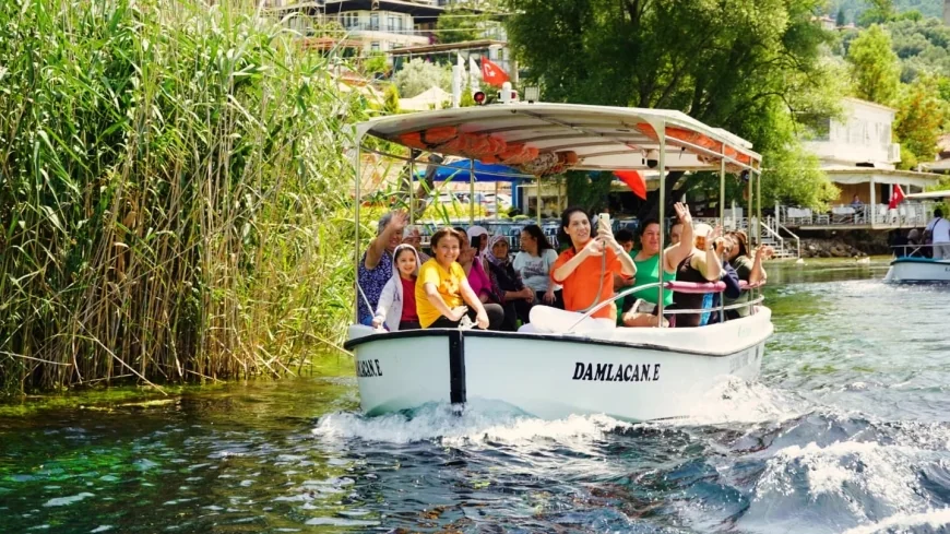 Muğlalı kadınların “Akyaka’da bir bardak çay içme” hayali gerçek oldu