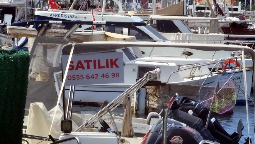 Mavi yolculuk krizde, limanlar satılık tekne ile doldu, bağlama ücretleri isyan ettirdi