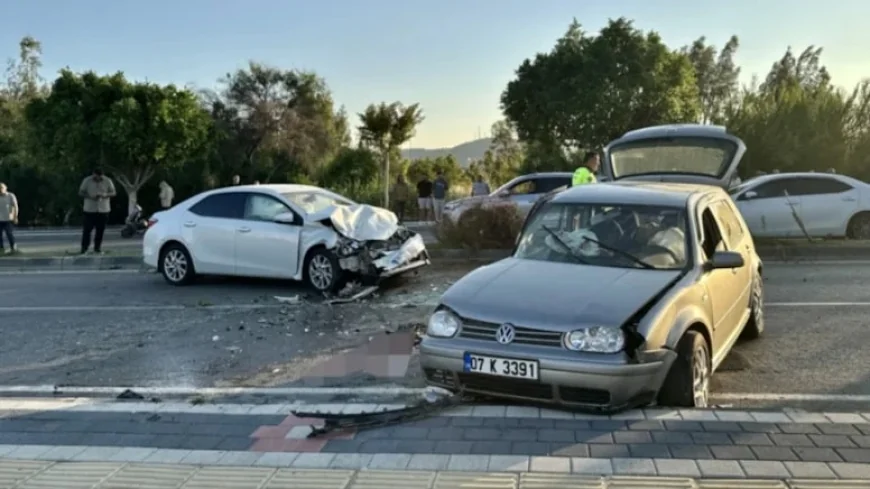 Fethiye'de 2 otomobil kafa kafaya girdi; 1 kişi öldü, 3 kişi yaralandı