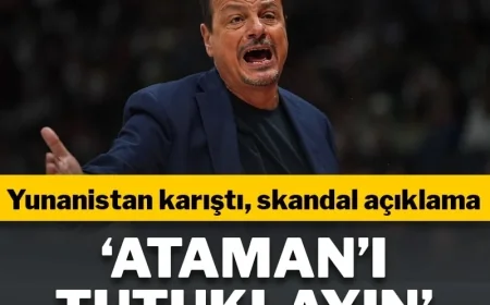 Yunanistan karıştı! ‘Ergin Ataman’ı tutuklayın’