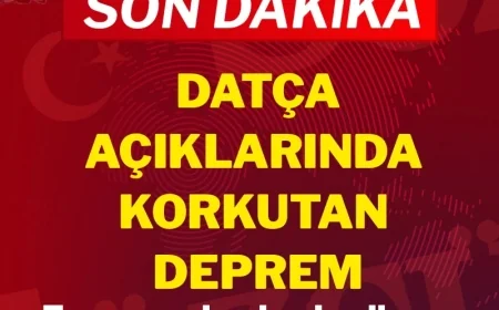 Ege geceden beri sallanıyor! 14.26'da 5.0 ile sallandık