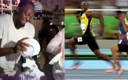 Rüzgarın oğlu Usain Bolt Ege’de çok hızlı çıktı