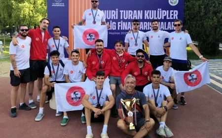 Yaşamını yitiren Milli Sporcu oğlunun adına kurduğu kulüp ile Türkiye 3. oldu