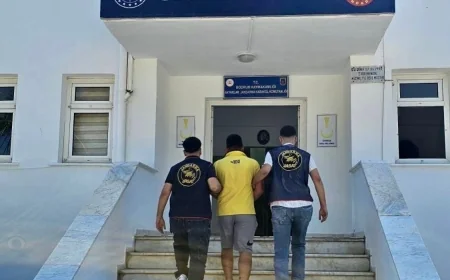 Hırsızlık suçlarından 16 yıl hapis cezası ile aranıyordu Bodrum’da yakalandı