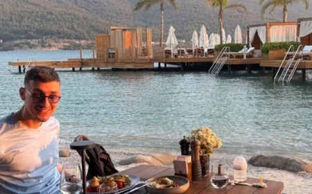 Galatasaray’ın kalecisi Bodrum’da …Heyecan yaratan fotoğraf! Djordje Petrovic, Bodrum'da tatilde...