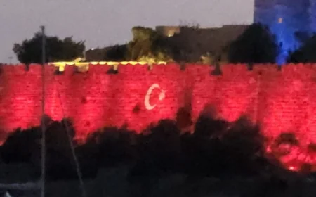 Bodrum Kalesi’nde jandarma için hayran bırakan manzara