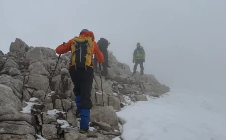 75 kişilik dağcı yürüyüş grubu kayboldu