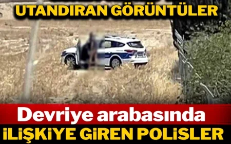 Devriye arabasında seks yaparken yakalanan polisler görevden uzaklaştırıldı
