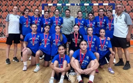 Yalıkavak Spor Minik Kızlar Takımı Hentbol’de Türkiye İkincisi Oldu