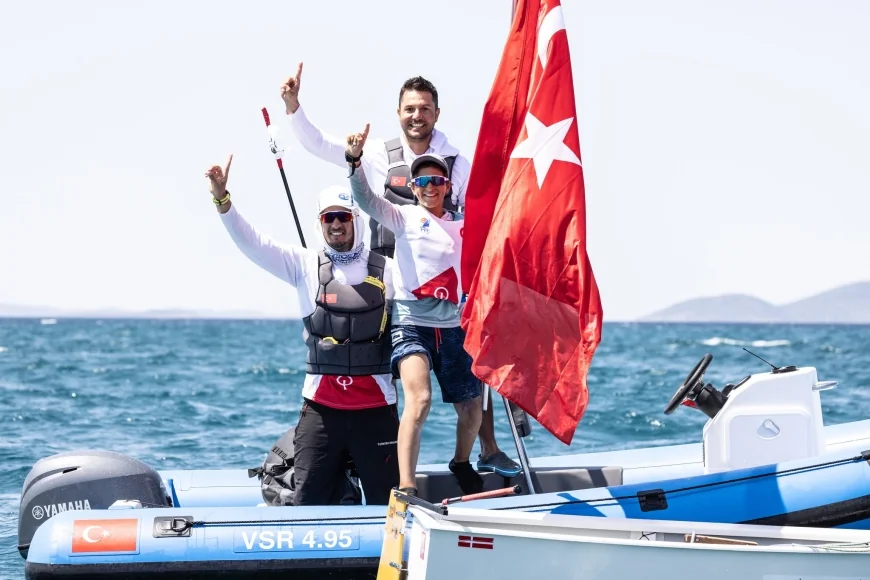 Bodrumlu yelkenci Cengiz Eren Güvenç Avrupa şampiyonu oldu