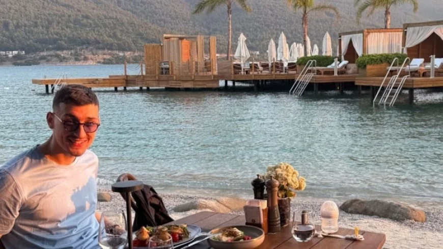 Galatasaray’ın kalecisi Bodrum’da …Heyecan yaratan fotoğraf! Djordje Petrovic, Bodrum'da tatilde...