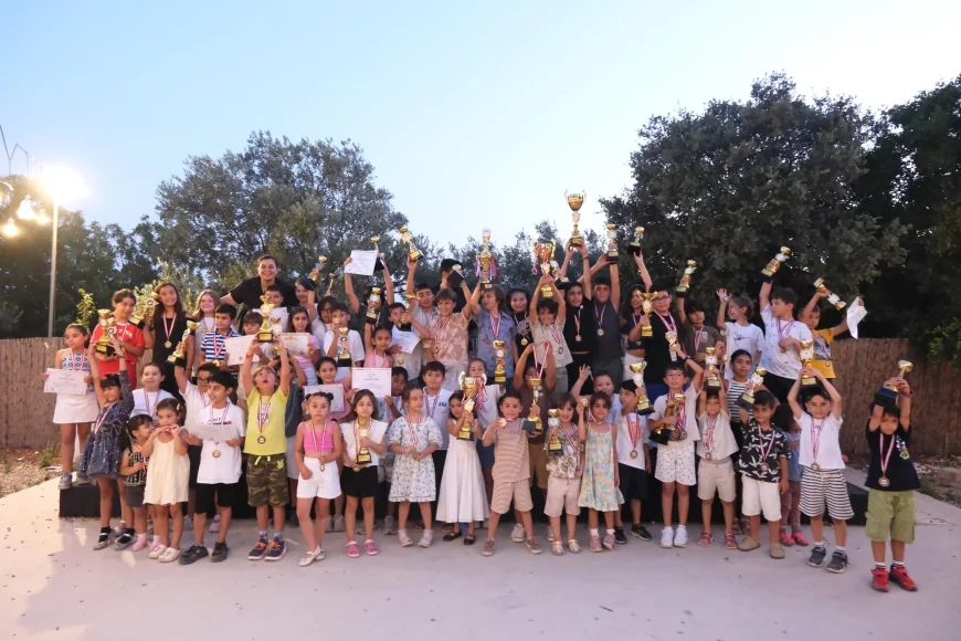 Bodrum’un süper miniklerinden kupa yağmuru