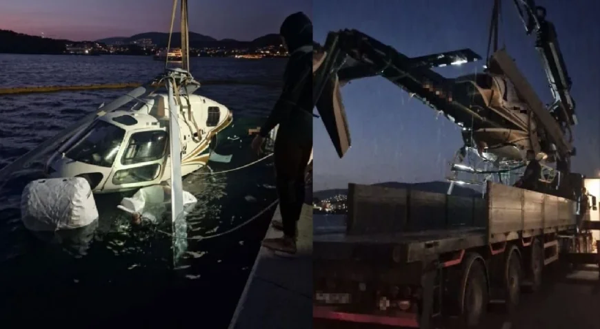 Marina’dan kalkan helikopter denize düştü…Biri hamile 4 ABD’linin Mikonos tatili facia ile sonuçlandı