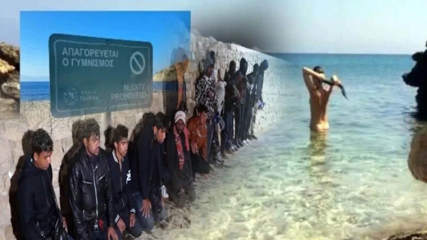 Ege’deki dünyaca ünlü çıplaklar adasında göçmen şoku