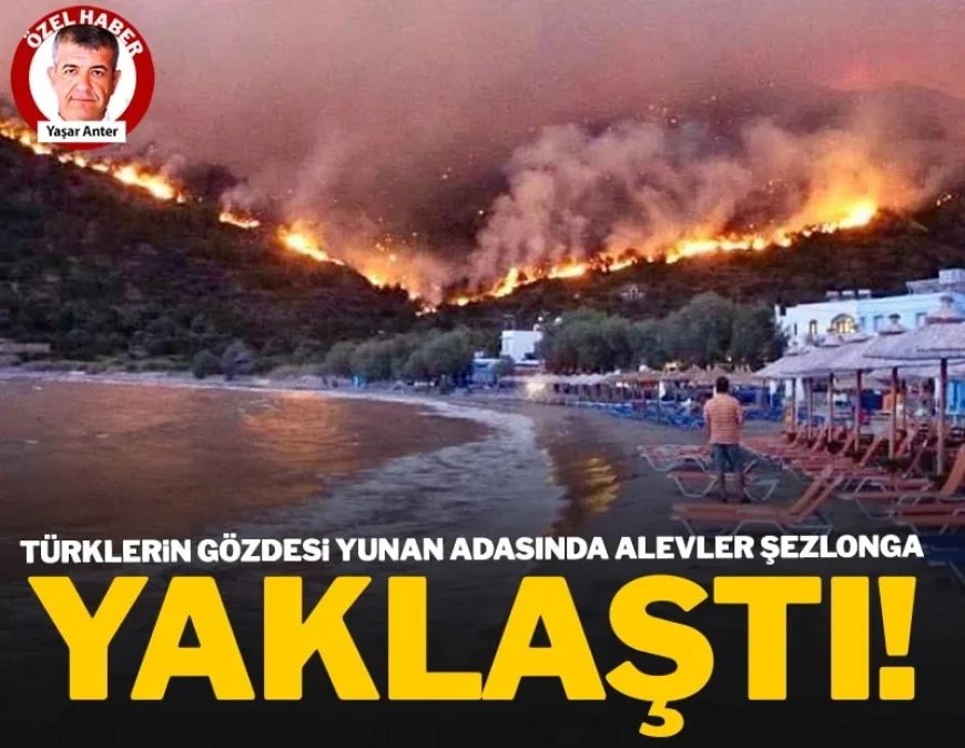 Turistik ada kül oldu, 4 gündür yanıyor, 62 bin dönüm alan kül oldu