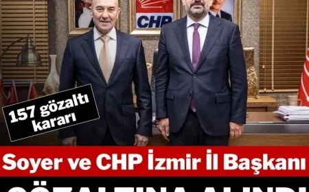 Son dakika: İzmir’de 157 gözaltı…Tunç Soyer gözaltına alındı