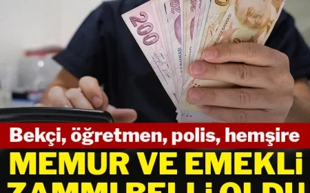 Son dakika... Emekli ve memur zammı belli oldu