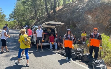 Bodrum’da turistik yollar temizlendi