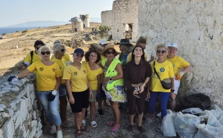 Bodrum’un tarihi değirmenlerini pırıl pırıl yaptılar