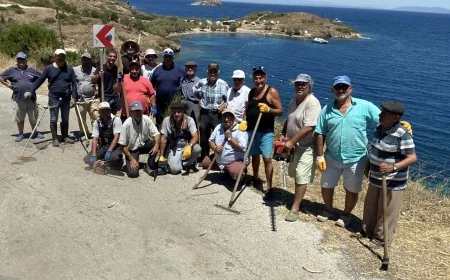 Bodrumlu Hababam Takımı’nın böyle bir memleket sevdası, 70 YAŞIN ÜZERİNDELER YANGINLAR BÖYLE MÜCADELE EDİYORLAR