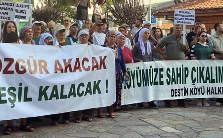 Muğla’da köylülerden  Çimentocu şirketin 3. ÇED’ine sert tepki